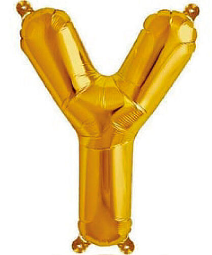 Folyo Balon 100 Cm Gold Harf Y - 