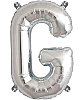 Folyo Balon 100 Cm Gümüş Harf G - 1