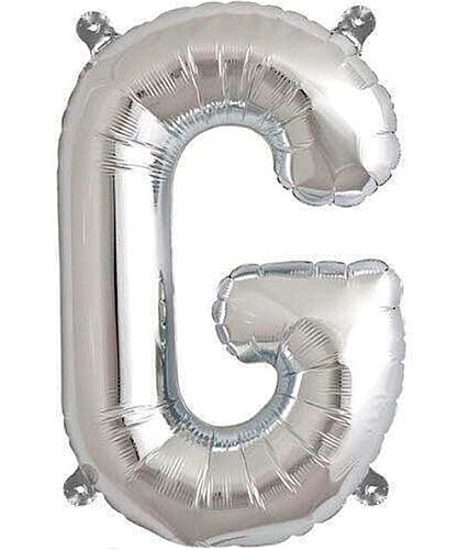 Folyo Balon 100 Cm Gümüş Harf G - 