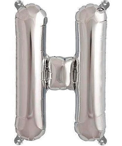 Folyo Balon 100 Cm Gümüş Harf H - 
