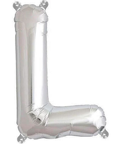 Folyo Balon 100 Cm Gümüş Harf L - 