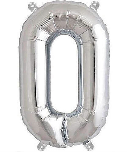Folyo Balon 100 Cm Gümüş Harf O - 