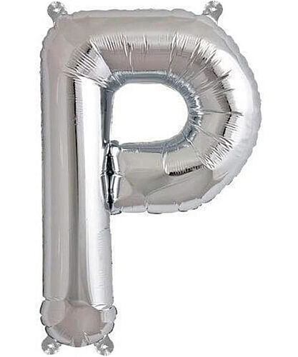 Folyo Balon 100 Cm Gümüş Harf P - 