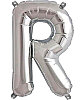 Folyo Balon 100 Cm Gümüş Harf R - 1