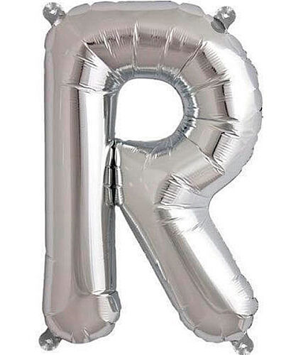 Folyo Balon 100 Cm Gümüş Harf R - 