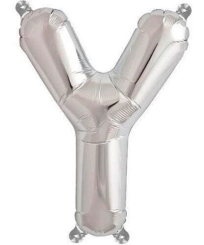 Folyo Balon 100 Cm Gümüş Harf Y - 
