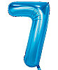 Folyo Balon 100 Cm Mavi Rakam 7 - 1