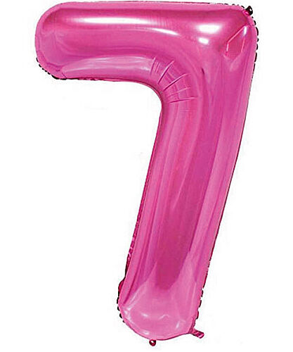 Folyo Balon 100 Cm Pembe Rakam 7 - 