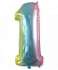 Folyo Balon 100 Cm Rengarenk Rakam 1 - 1