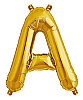 Folyo Balon 40 Cm Gold Harf A - 1