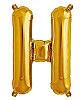 Folyo Balon 40 Cm Gold Harf H - 1