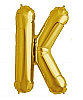 Folyo Balon 40 Cm Gold Harf K - 1