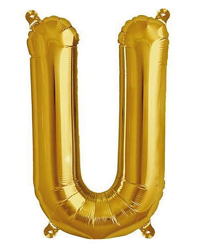 Folyo Balon 40 Cm Gold Harf U - 