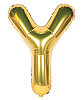 Folyo Balon 40 Cm Gold Harf Y - 1