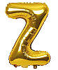 Folyo Balon 40 Cm Gold Harf Z - 1