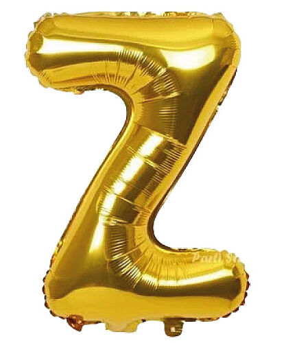 Folyo Balon 40 Cm Gold Harf Z - 
