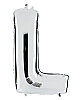Folyo Balon 40 Cm Gümüş Harf L - 1