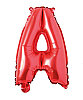 Folyo Balon 40 Cm Kırmızı Harf A - 1