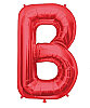Folyo Balon 40 Cm Kırmızı Harf B - 1