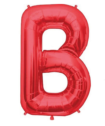 Folyo Balon 40 Cm Kırmızı Harf B - 