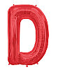 Folyo Balon 40 Cm Kırmızı Harf D - 1