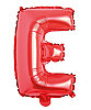 Folyo Balon 40 Cm Kırmızı Harf E - 1