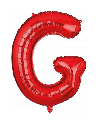 Folyo Balon 40 Cm Kırmızı Harf G - 
