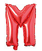 Folyo Balon 40 Cm Kırmızı Harf M - 1