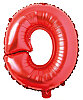 Folyo Balon 40 Cm Kırmızı Harf O - 1