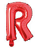 Folyo Balon 40 Cm Kırmızı Harf R - 1
