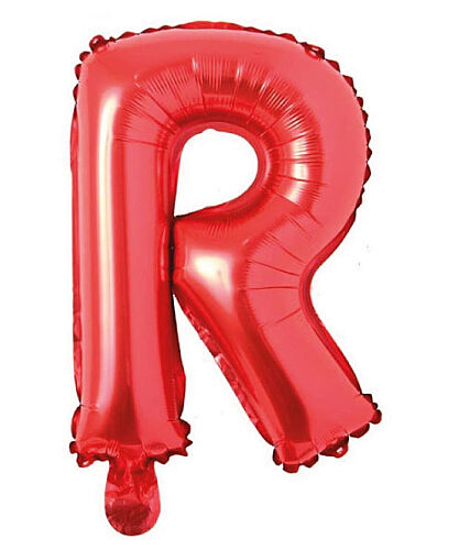Folyo Balon 40 Cm Kırmızı Harf R - 