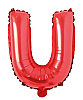 Folyo Balon 40 Cm Kırmızı Harf U - 1
