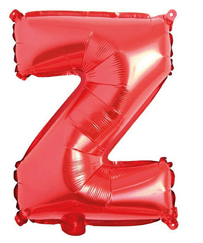 Folyo Balon 40 Cm Kırmızı Harf Z - 