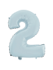 Folyo Balon 66 Cm Mavi Rakam 2 - 1