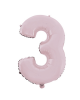 Folyo Balon 66 Cm Pembe Rakam 3 - 1