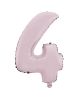 Folyo Balon 66 Cm Pembe Rakam 4 - 1