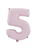 Folyo Balon 66 Cm Pembe Rakam 5 - 1