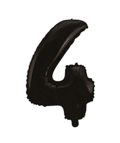 Folyo Balon 66 Cm Siyah Rakam 4 - Balonevi