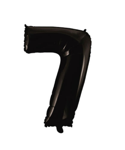 Folyo Balon 66 Cm Siyah Rakam 7 - Balonevi