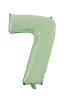 Folyo Balon 66 Cm Yeşil Rakam 7 - 1