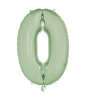 Folyo Balon 66 Cm Yeşil Rakam 0 - 1