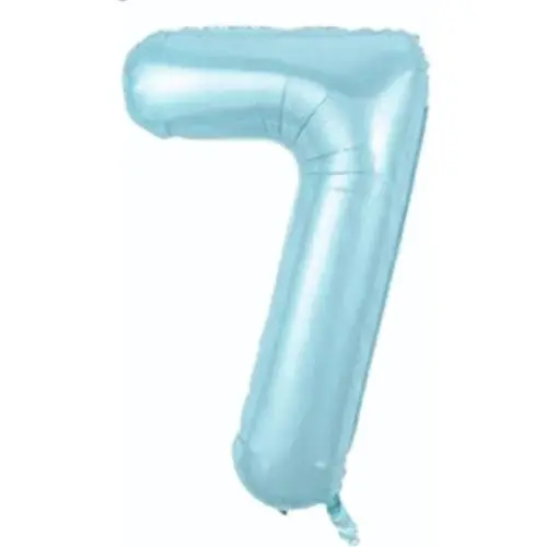Folyo Balon 76 Cm Mavi Rakam 7 - 1