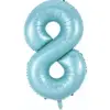 Folyo Balon 76 Cm Mavi Rakam 8 - 1