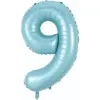 Folyo Balon 76 Cm Mavi Rakam 9 - 1