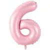 Folyo Balon 76 Cm Pembe Rakam 6 - 1