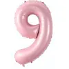 Folyo Balon 76 Cm Pembe Rakam 9 - 1