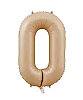 Folyo Balon 82 Cm (32'') Karamel Rakam 0 - 1