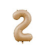 Folyo Balon 82 Cm (32'') Karamel Rakam 2 - 1