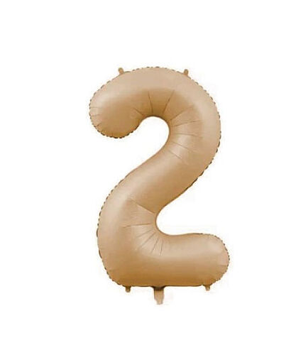 Folyo Balon 82 Cm (32'') Karamel Rakam 2 - 