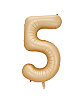 Folyo Balon 82 Cm (32'') Karamel Rakam 5 - 1